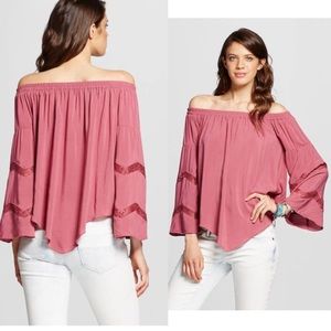 Off shoulder Xhilaration blouse